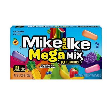 Mike & Ike Mega Mix Theater Box 120g (4.25oz) (Box of 12)