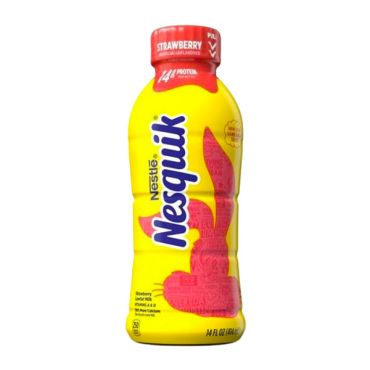 Nesquick Ready To Drink Strawberry Low Fat 414ml (14 oz) (Box of 12)