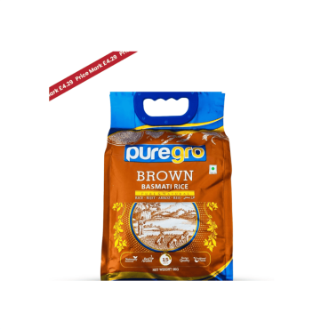 Puregro Brown Basmati Rice 2kg PM £4.29 (Box of 6)