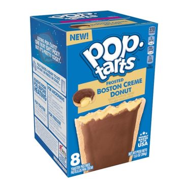 Pop Tarts Frosted Boston Creme Donut 384g (13.5oz) (8 Piece) (Box of 12)