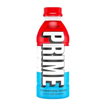 Prime Iced Pop Hydration Drink 500ml (16.7 fl.oz) (Case of 12)