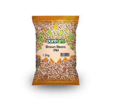 Puregro Brown Beans 1.5kg PM £5.99 (Box of 6)