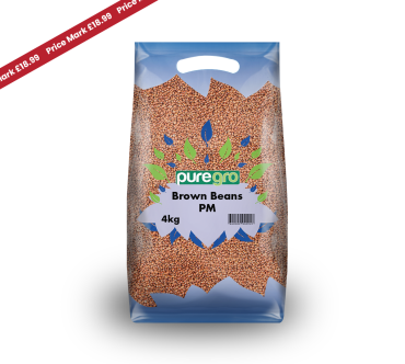 Puregro Brown Beans 4kg PM £18.99 (Box of 5)