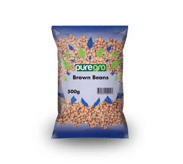 Puregro Brown Beans 500g (Box of 10)
