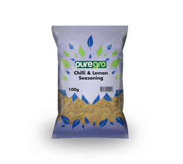 Puregro Chilli & Lemon Seasoning 100g (Box of 10)