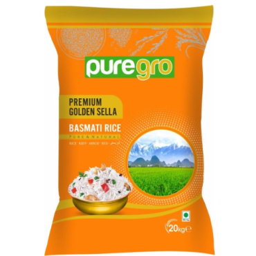 Puregro Golden Sella Basmati Rice 20kg PMP £34.99