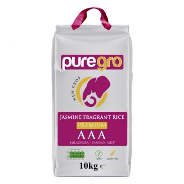 Puregro Premium Jasmine Fragrant Rice 10kg PM £11.99
