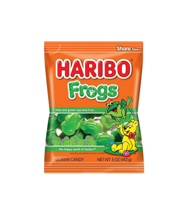 Haribo Frogs 142g (5oz) (Box of 12)
