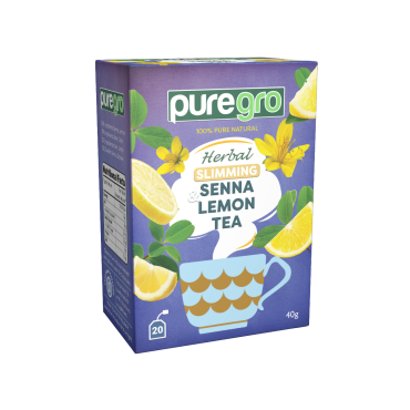Puregro Slimming Senna & Lemon Tea 40g (20 Tea Bags) (Box of 6)