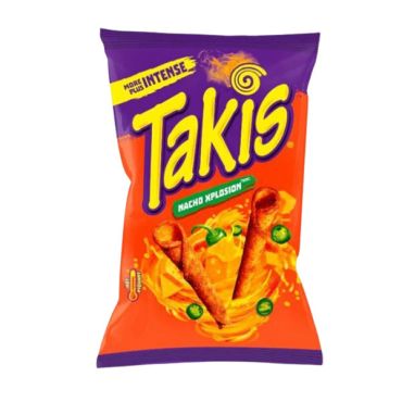 Takis Nacho Xplosion Corn Chips 190g (Box of 12)