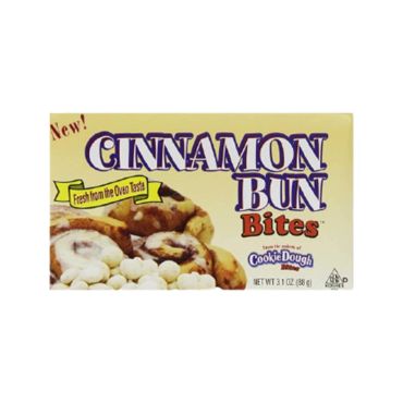 Taste of Nature Cookie Dough Cinnamon Bun Bites Theatre Box  88g (3.1oz) (Box of 12)