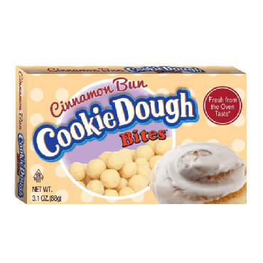 Taste of Nature Cookie Dough Cinnamon Bun Bites Theatre Box  88g (3.1oz) (Box of 12)