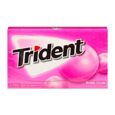 Trident Gum Bubble Gum 14ct (Box of 12)
