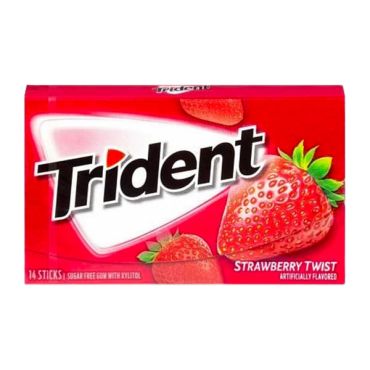 TRIDENT GUM STRAWBERRY TWIST 14CT (BOX OF 12)