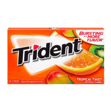 Trident Gum Tropical Twist 14ct (Box of 12)