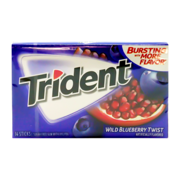 Trident Gum Wild Blueberry Twist 14ct (Box of 12)
