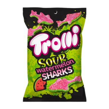 Trolli Peg Watermelon Sharks 85g (3oz) (Pack of 12)