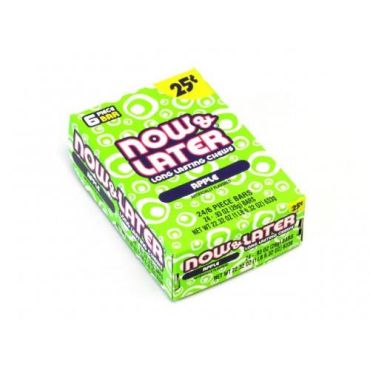 Now & Later Apple 26g (0.93oz) (Box of 24) BBE 31 DEC 2024