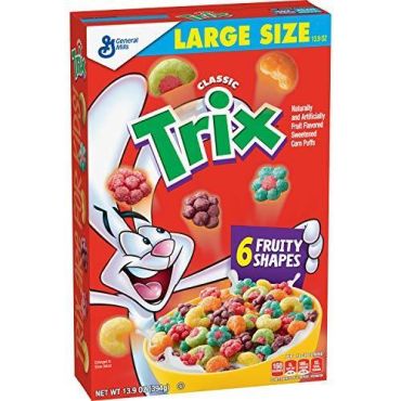 General Mills Trix 394g (13.9oz) (Box of 10)