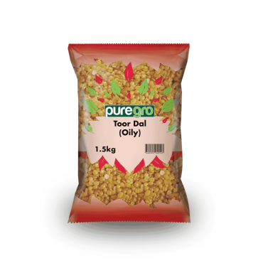 Puregro Toor Dal (Oily) 1.5kg (Box of 6)