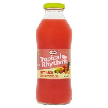 Grace Tropical Rhythms Fruit Punch 475ml PM £1.79 (Box of 12)