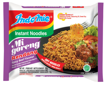 Indomie Mi Goreng Beef Rendang Noodles 80g (Box of 40)