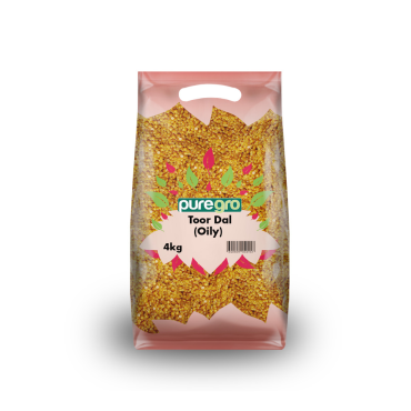Puregro Toor Dal (Oily) 4kg (Box of 5)