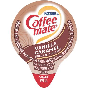 Coffee Mate Vanilla Caramel Liquid 180 Count 10.60g (0.375oz) 
