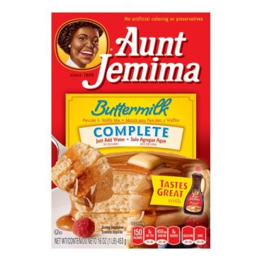 Aunt Jemima Buttermilk Complete Pancake & Waffle Mix 453g (16oz) (Box of 6)