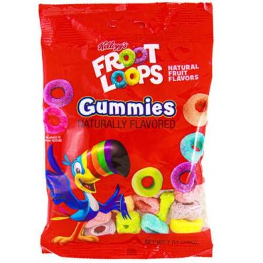 Kellogg's Froot Loops Gummies 113g (4oz) (Pack of 12)