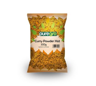 Puregro Curry Powder Hot PM £1.99 300g (Box of 10)
