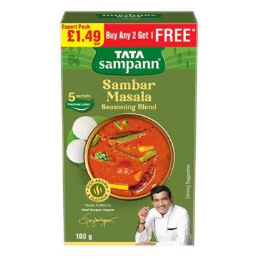 Tata Sampann Sambar Masala 100g PM £1.49 (Box of 8)
