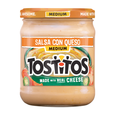  Tostitos Salsa Con Queso 425.5g (15.25oz) (Box of 12) 