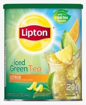 Lipton Iced Tea Green Citrus Powder Mix 1.34kg (47.2oz) (20 Quart) (Box of 6) - BB 18 AUG 2022