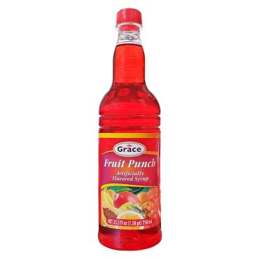 Grace Fruit Punch Syrup (25.5oz) (Box of 12)