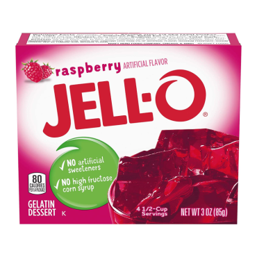 Jell-O Raspberry 85g (3oz) (Box of 24)
