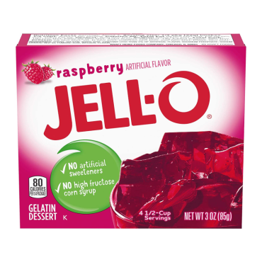 Jell-O Raspberry 85g (3oz) (Box of 24)
