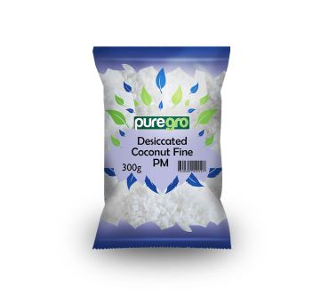 Puregro Desiccated Coconut Fine 300g PM £1.49 (Box of 10)