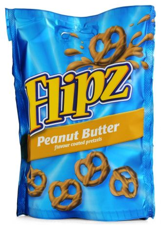 Flipz Peanut Butter Filled Pretzels 170g (6oz) (Box of 8)