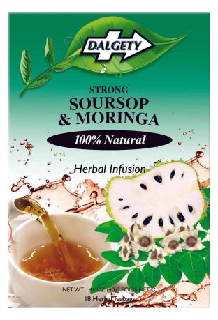 Dalgety Soursop & Moringa 40g (20 Tea Bags) (Box of 6)