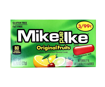 Mike & lke Original $0.25 22g (0.78oz) (Box of 24)