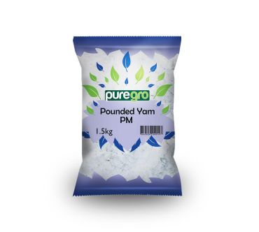 Puregro Pounded Yam 1.5kg  £5.99 PMP (Box of 6)