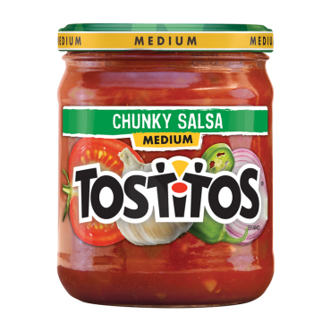  Tostitos Medium Red Salsa 439.4g (15.5oz) (Box of 12) - SD_27 MAY 2023