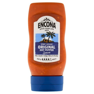 Encona Hot Pepper Sauce 285ml PM £1.50  (Box of 6)