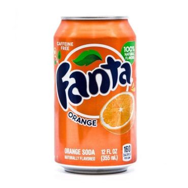 Fanta Orange Soda 355ml (12 fl.oz) (2 x 12 Case) (Box of 24)