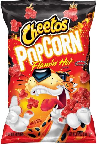 Cheetos Flamin Hot Popcorn 184.2 (6.5oz) (Box of 12)
