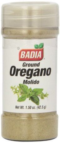 Badia Oregano Ground 42.5g (1.5oz) (Box of 8)