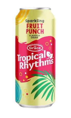 Grace Tropical Rhythms Sparkling Fruit Punch 330ml (Box of 12)