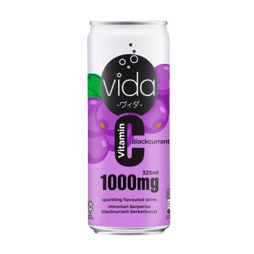 Vida Vitamin C Blackcurrant Drink 325ml (Box of 24)