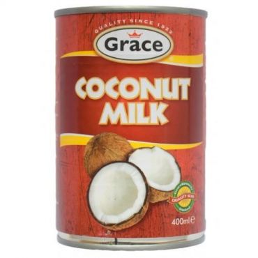 Grace Coconut Milk Can 400 ml (14 fl. oz) (Pack of 12)